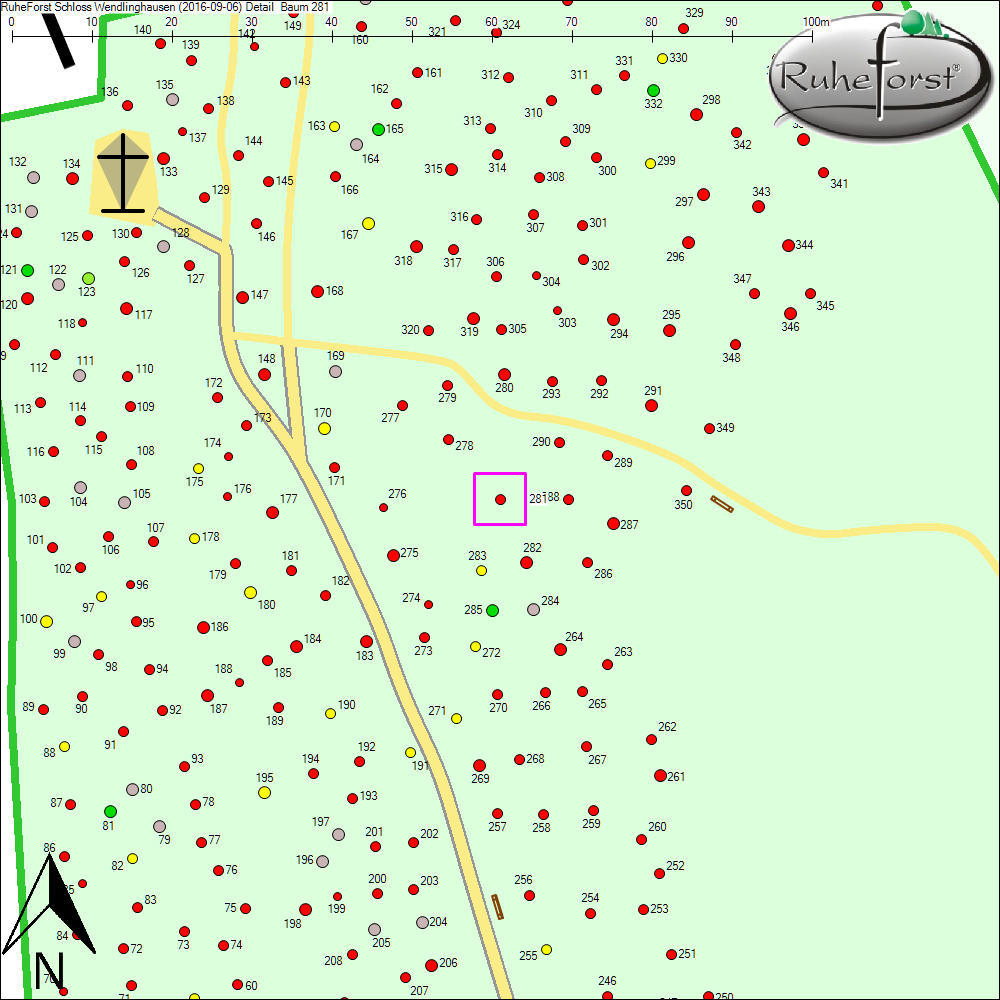 Detailkarte zu Baum 281